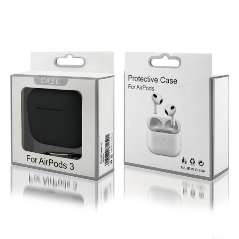 Etui na słuchawki do Apple Airpods III czarny Etui na słuchawki do Apple Airpods III czarny