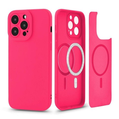 Etui SOFTY MAGSAFE do Apple iPhone 12 fuksja Etui SOFTY MAGSAFE do Apple iPhone 12 fuksja