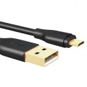 CB-MD1 kabel micro USB - USB-A 1m 480 Mbps Quick Charge czarny
