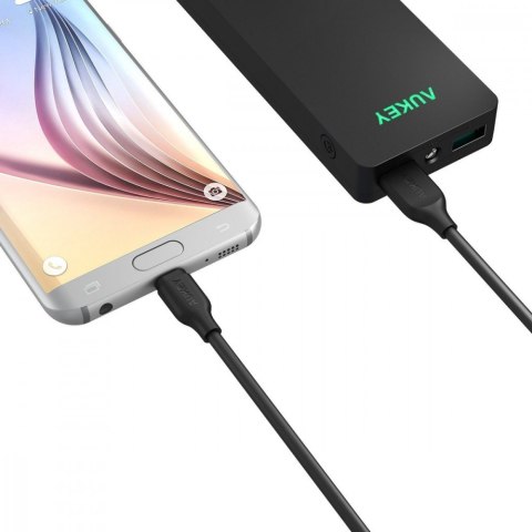 CB-MD1 kabel micro USB - USB-A 1m 480 Mbps Quick Charge czarny CB-MD1 kabel micro USB - USB-A 1m 480 Mbps Quick Charge czarny