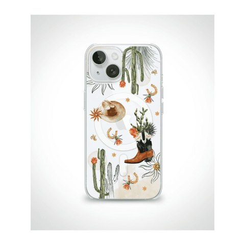 Etui MAGSAFE PRINT do Apple iPhone 15 wildwest Etui MAGSAFE PRINT do Apple iPhone 15 wildwest