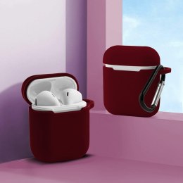 Etui na słuchawki do Apple AirPods I/II burgund