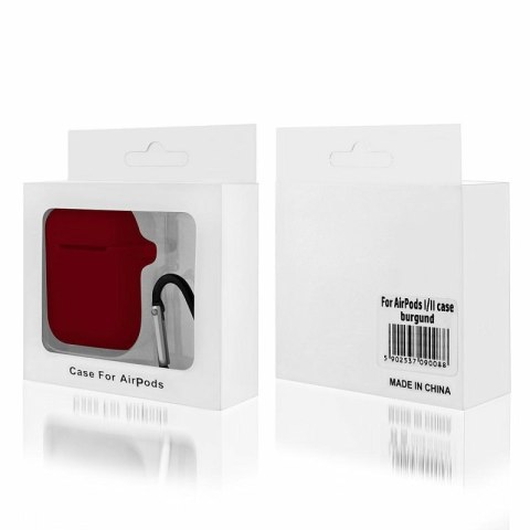 Etui na słuchawki do Apple AirPods I/II burgund Etui na słuchawki do Apple AirPods I/II burgund