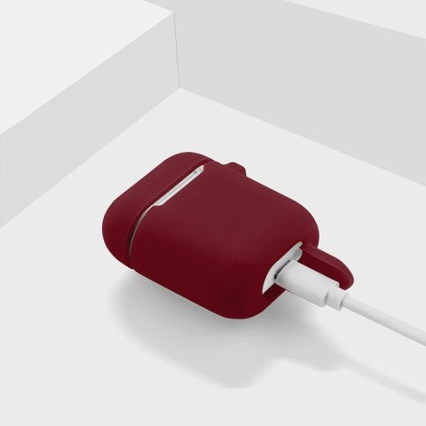 Etui na słuchawki do Apple AirPods I/II burgund Etui na słuchawki do Apple AirPods I/II burgund