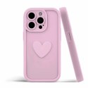 Etui HEARTS do Apple iPhone 14 PRO różowy