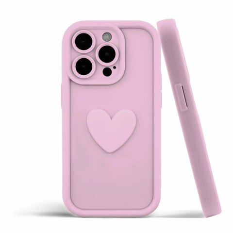 Etui HEARTS do Apple iPhone 14 PRO różowy Etui HEARTS do Apple iPhone 14 PRO różowy