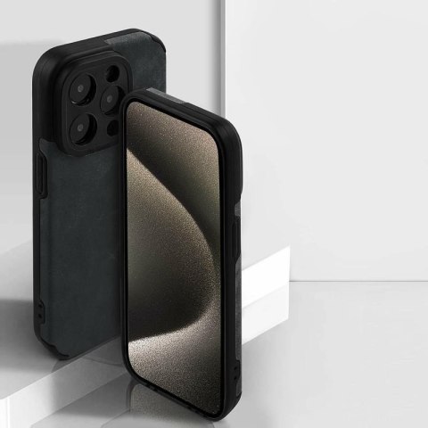 Etui SUEDE do Xiaomi REDMI NOTE 13 PRO+ 5G czarny Etui SUEDE do Xiaomi REDMI NOTE 13 PRO+ 5G czarny