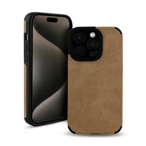Etui SUEDE do Xiaomi REDMI NOTE 13 PRO+ 5G kawowy Etui SUEDE do Xiaomi REDMI NOTE 13 PRO+ 5G kawowy