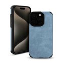 Etui SUEDE do Xiaomi REDMI NOTE 13 PRO+ 5G niebieski
