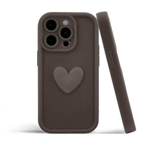 Etui HEARTS do Samsung S21 FE kawowy Etui HEARTS do Samsung S21 FE kawowy