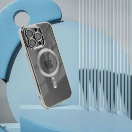 Etui MAGSHINE MAGSAFE do Apple iPhone 12 PRO MAX srebrny