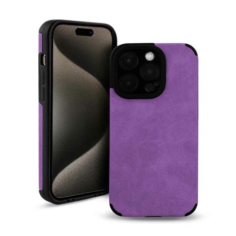 Etui SUEDE do Xiaomi REDMI NOTE 13 PRO 4G fioletowy Etui SUEDE do Xiaomi REDMI NOTE 13 PRO 4G fioletowy