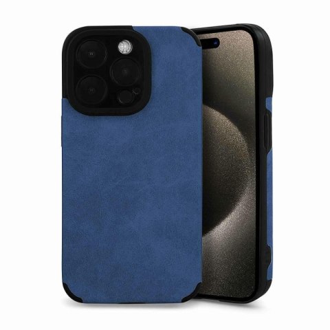 Etui SUEDE do Xiaomi REDMI NOTE 13 PRO 4G granatowy