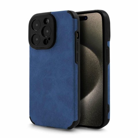 Etui SUEDE do Xiaomi REDMI NOTE 13 PRO 4G granatowy