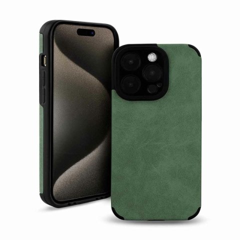 Etui SUEDE do Xiaomi REDMI NOTE 13 PRO 4G zielony Etui SUEDE do Xiaomi REDMI NOTE 13 PRO 4G zielony