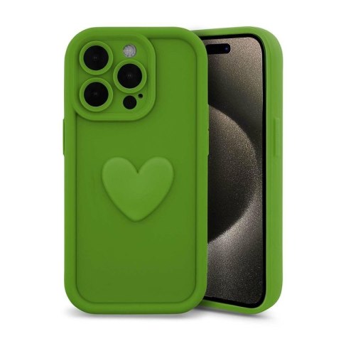 Etui HEARTS do Samsung A55 zielony Etui HEARTS do Samsung A55 zielony