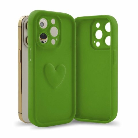 Etui HEARTS do Samsung A55 zielony Etui HEARTS do Samsung A55 zielony