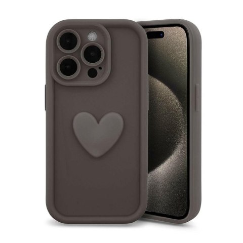 Etui HEARTS do Xiaomi REDMI NOTE 13 4G kawowy