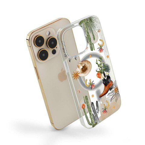 Etui MAGSAFE PRINT do Samsung S24 ULTRA wildwest