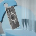 Etui MAGSHINE MAGSAFE do Apple iPhone 16 PRO srebrny
