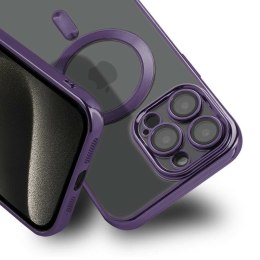 Etui MAGSHINE MAGSAFE do Apple iPhone 16 fioletowy
