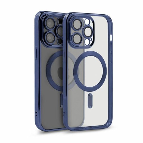 Etui MAGSHINE MAGSAFE do Apple iPhone 16+ granatowy