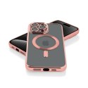 Etui MAGSHINE MAGSAFE do Apple iPhone 16 różowy