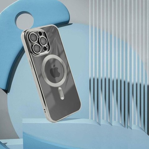 Etui MAGSHINE MAGSAFE do Apple iPhone 16 srebrny Etui MAGSHINE MAGSAFE do Apple iPhone 16 srebrny