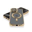 Etui MAGSHINE MAGSAFE do Apple iPhone 16 złoty