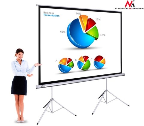 Ekran projekcyjny MC-712 150" 4:3 dwa statywy