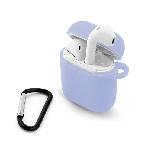 Etui na słuchawki do Apple AirPods I/II jasnoniebieski Etui na słuchawki do Apple AirPods I/II jasnoniebieski