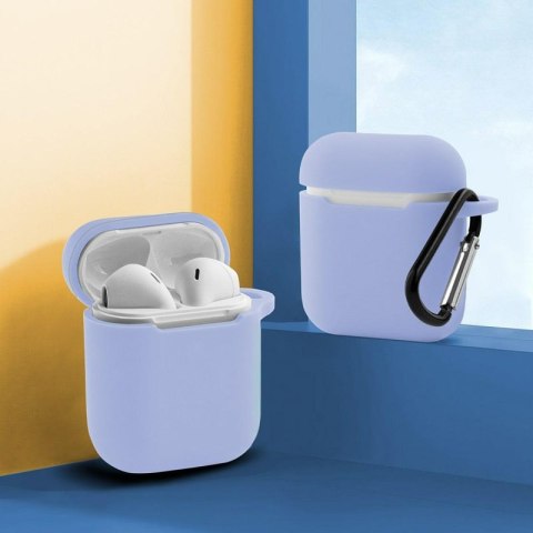 Etui na słuchawki do Apple AirPods I/II jasnoniebieski Etui na słuchawki do Apple AirPods I/II jasnoniebieski