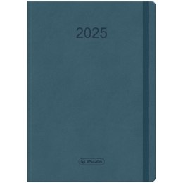 Kalendarz A5 tygodniowy niebieski z gumką FLEX 2025 9501636 HERLITZ
