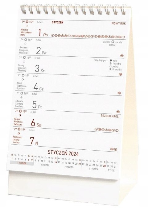 Kalendarz stojący KB037B Wokół Nas Kalendarz stojący KB037B Wokół Nas