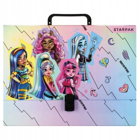 Teczka z rączką A4 9.5cm MONSTER HIGH STK 514750 STARPAK Teczka z rączką A4 9.5cm MONSTER HIGH STK 514750 STARPAK