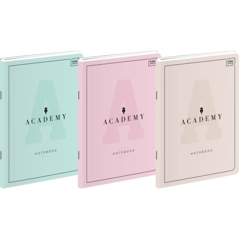 Zeszyt A4 60k kratka M 90g ACADEMY PASTEL Zeszyt A4 60k kratka M 90g ACADEMY PASTEL