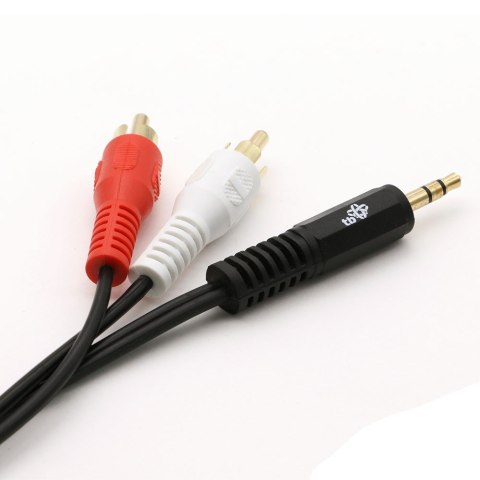 Kabel 3,5mm Mini Jack - 2x RCA M/M (chinch) 2,5m Kabel 3,5mm Mini Jack - 2x RCA M/M (chinch) 2,5m