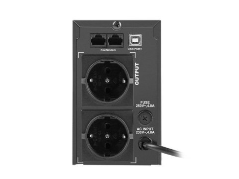 Zasilacz awaryjny Line-Interactive Office 650F LCD 650VA 2xSchuko 2xRJ-11/RJ-45 Zasilacz awaryjny Line-Interactive Office 650F LCD 650VA 2xSchuko 2xRJ-11/RJ-45