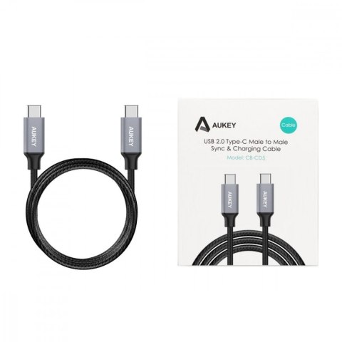 CB-CD5 nylonowy kabel USB C - USB C | 1m | 5 Gbps | 5A | 60W PD | 20V CB-CD5 nylonowy kabel USB C - USB C | 1m | 5 Gbps | 5A | 60W PD | 20V