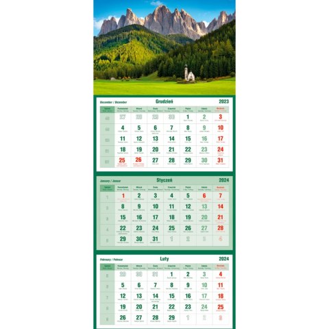 Kalendarz trójdzielny NATURA T-105T-03 Michalczyk i Prokop Kalendarz trójdzielny NATURA T-105T-03 Michalczyk i Prokop