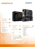 Płyta główna B760M DS3H AX s1700 4 DDR5 HDMI/DP/DSUB mATX