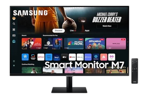 Monitor 32 cale SMART M70D VA 3840x2160 UHD 16:9 2xHDMI 3xUSB 2.0 1xUSB-C (65W) 4ms 60Hz WiFi/BT głośniki płaski 2Yd2d Monitor 32 cale SMART M70D VA 3840x2160 UHD 16:9 2xHDMI 3xUSB 2.0 1xUSB-C (65W) 4ms 60Hz WiFi/BT głośniki płaski 2Yd2d