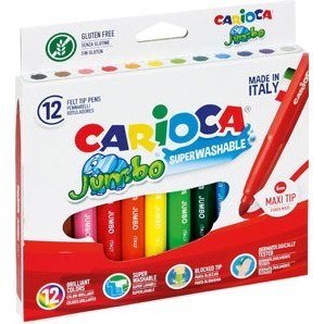 Flamastry 12 JUMBO CARIOCA 160-1479 Flamastry 12 JUMBO CARIOCA 160-1479