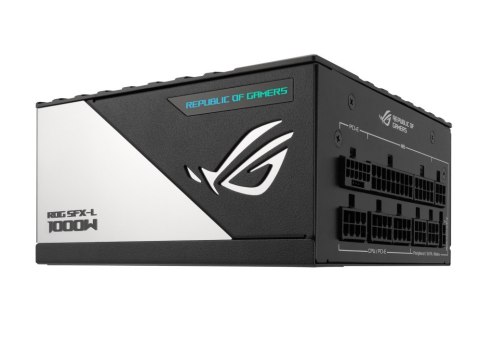 Zasilacz SFX-L LOKI ROG 1000W Platinum 80+ ATX 3.0/ARGB/czarny Zasilacz SFX-L LOKI ROG 1000W Platinum 80+ ATX 3.0/ARGB/czarny