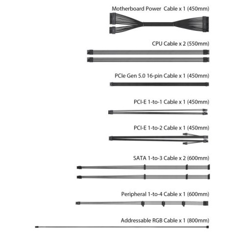 Zasilacz SFX-L LOKI ROG 1000W Platinum 80+ ATX 3.0/ARGB/czarny Zasilacz SFX-L LOKI ROG 1000W Platinum 80+ ATX 3.0/ARGB/czarny
