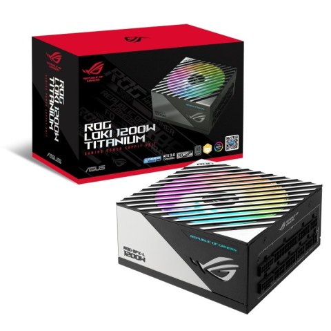 Zasilacz SFX-L ROG LOKI 1200W Titanium 80+ ATX 3.1/ARGB Zasilacz SFX-L ROG LOKI 1200W Titanium 80+ ATX 3.1/ARGB
