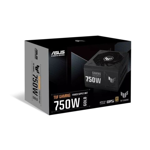 Zasilacz TUF Gaming 750W Gold 80+ ATX 3.0 czarny Zasilacz TUF Gaming 750W Gold 80+ ATX 3.0 czarny