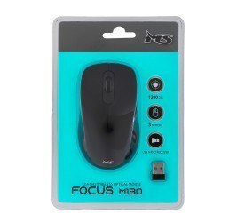 Mysz bezprzewodowa Focus M130 1200 DPI czarna Mysz bezprzewodowa Focus M130 1200 DPI czarna