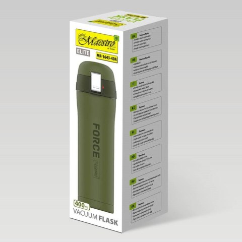Kubek termiczny 400 ml Force MR-1643-40A Zielony Kubek termiczny 400 ml Force MR-1643-40A Zielony