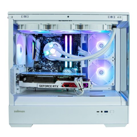 Obudowa P30 V2 MicroATX Mini Tower 3 FansRGB Biała Obudowa P30 V2 MicroATX Mini Tower 3 FansRGB Biała